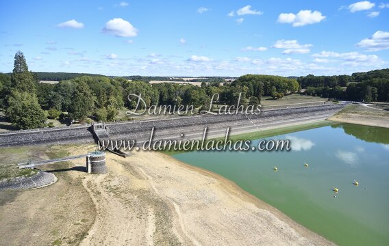 vnf dtcb barrage reservoir bourdon photo aerienne 024