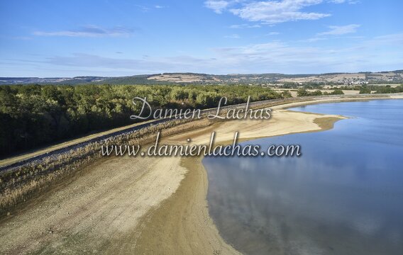 vnf dtcb barrage reservoir cercey photo aerien 013