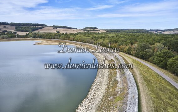 vnf dtcb barrage reservoir cercey photo aerien 014