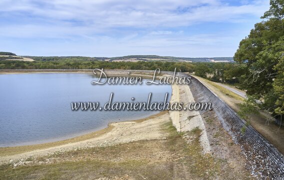 vnf dtcb barrage reservoir cercey photo aerien 022
