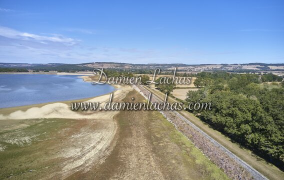 vnf dtcb barrage reservoir cercey photo aerien 026
