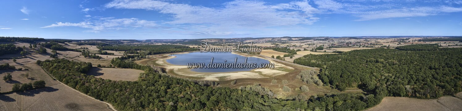 vnf dtcb barrage reservoir cercey photo aerien 038 pano