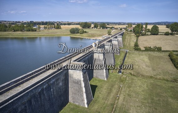 vnf dtcb barrage reservoir chazilly photo aerien 011