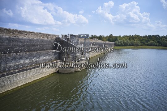 vnf dtcb barrage reservoir chazilly photo aerien 018