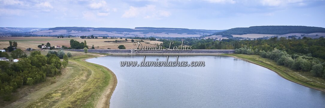 vnf dtcb barrage reservoir chazilly photo aerien 026