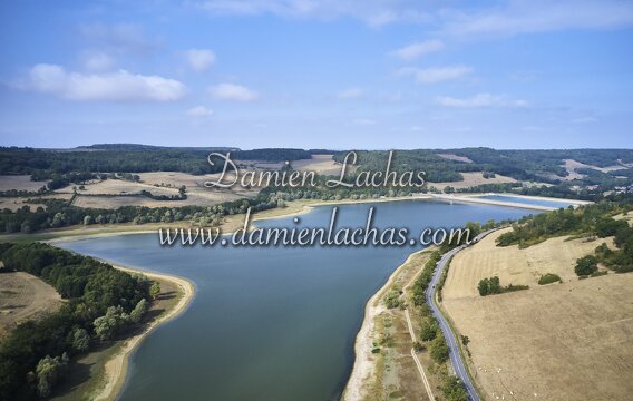 vnf dtcb barrage reservoir grosbois photo aerien 002