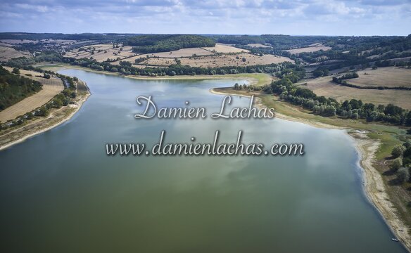 vnf dtcb barrage reservoir grosbois photo aerien 005