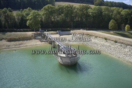 vnf dtcb barrage reservoir grosbois photo aerien 013