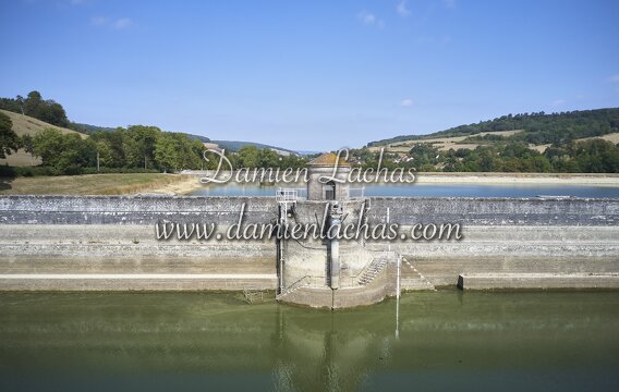 vnf dtcb barrage reservoir grosbois photo aerien 024