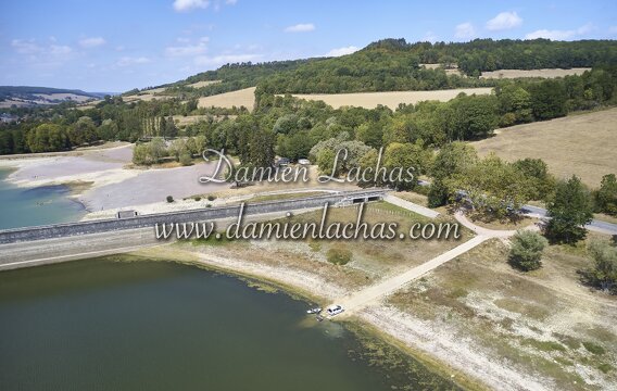 vnf dtcb barrage reservoir grosbois photo aerien 030