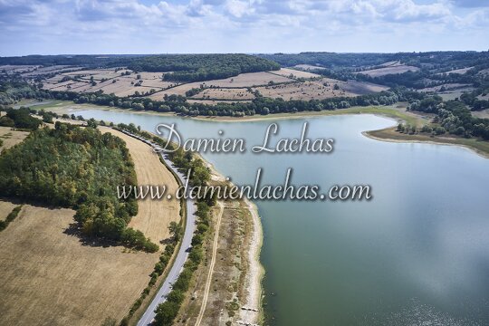 vnf dtcb barrage reservoir grosbois photo aerien 037