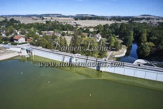vnf dtcb barrage reservoir pont massene photo aerien 009