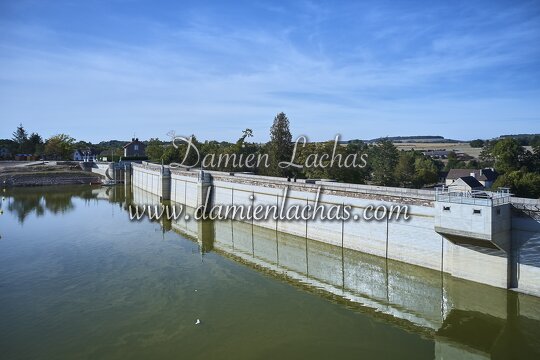vnf dtcb barrage reservoir pont massene photo aerien 010
