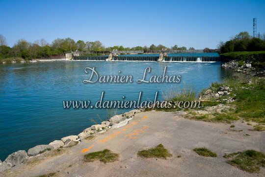 vnf dtrs saone barrage pagny photo aerien 001