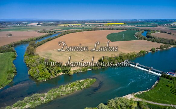 vnf dtrs saone barrage pagny photo aerien 007