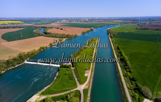 vnf dtrs saone barrage pagny photo aerien 008