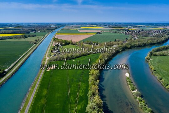 vnf dtrs saone barrage pagny photo aerien 010