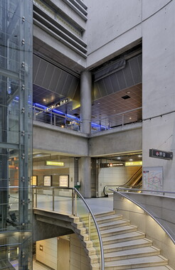 metro lyon station gare de vaise 013