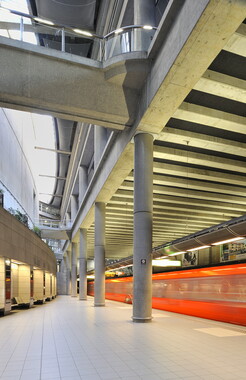 metro lyon station gare de vaise 016