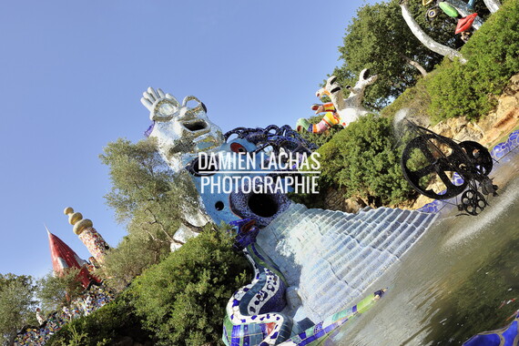 jardin des tarots niki saint-phalle le magicien la papesse 003