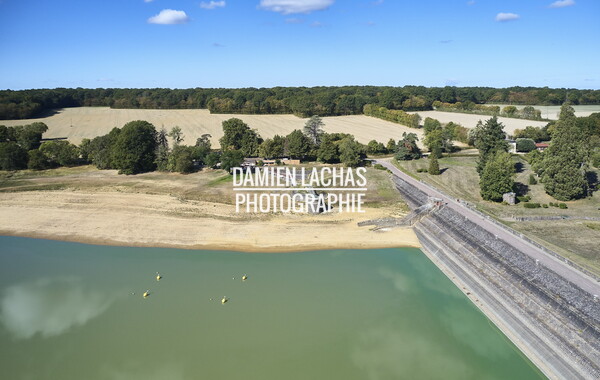 vnf dtcb barrage reservoir bourdon photo aerienne 025