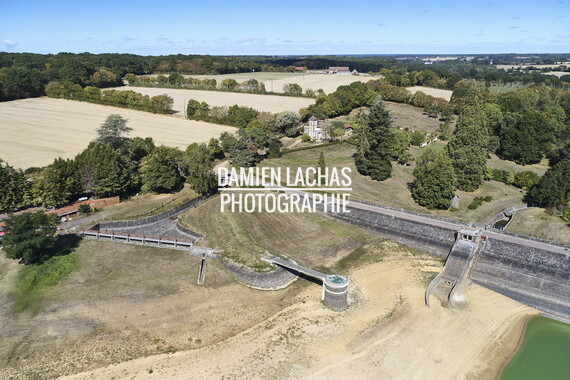 vnf dtcb barrage reservoir bourdon photo aerienne 030