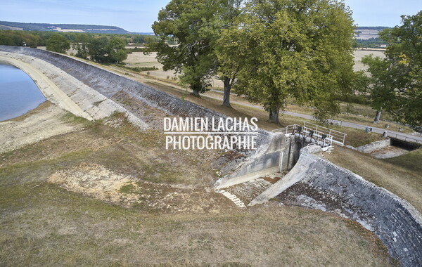 vnf dtcb barrage reservoir cercey photo aerien 021