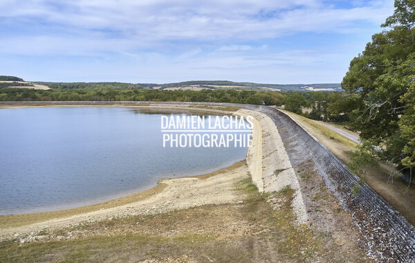 vnf dtcb barrage reservoir cercey photo aerien 022