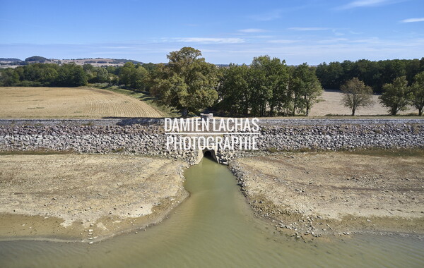 vnf dtcb barrage reservoir cercey photo aerien 028