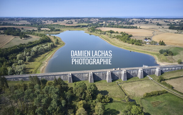 vnf dtcb barrage reservoir chazilly photo aerien 001