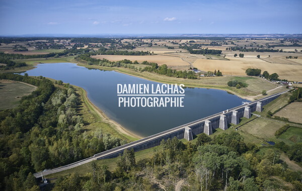 vnf dtcb barrage reservoir chazilly photo aerien 003