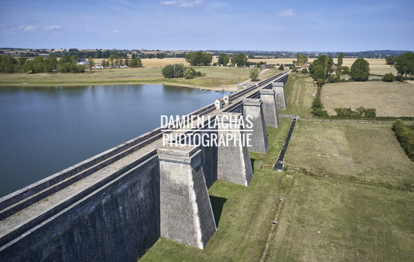 vnf dtcb barrage reservoir chazilly photo aerien 011