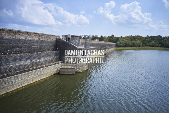 vnf dtcb barrage reservoir chazilly photo aerien 018