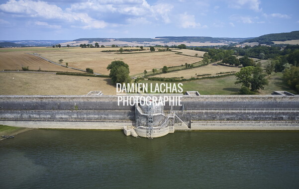 vnf dtcb barrage reservoir chazilly photo aerien 020