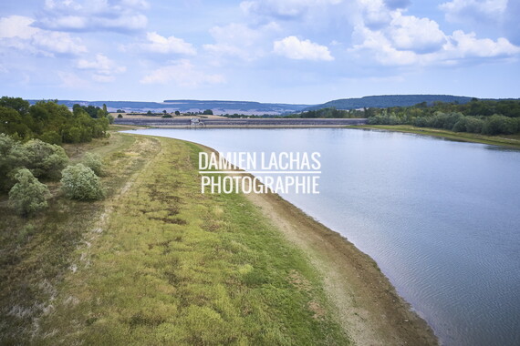 vnf dtcb barrage reservoir chazilly photo aerien 024