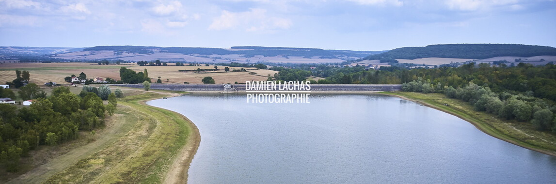 vnf dtcb barrage reservoir chazilly photo aerien 026