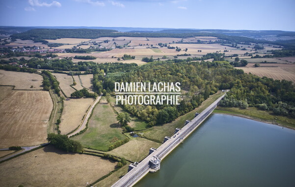 vnf dtcb barrage reservoir chazilly photo aerien 030