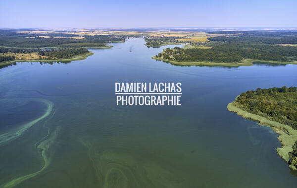 vnf dts barrage reservoir stock photo aerien 001