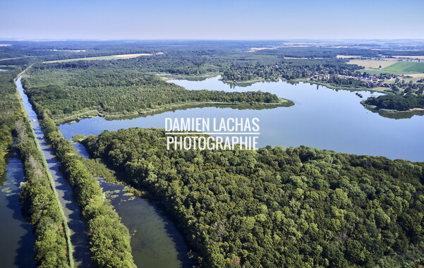 vnf dts barrage reservoir stock photo aerien 021