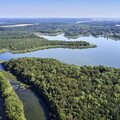 vnf dts barrage reservoir stock photo aerien 021