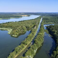 vnf dts barrage reservoir stock photo aerien 022