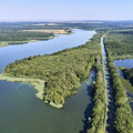 vnf dts barrage reservoir stock photo aerien 023