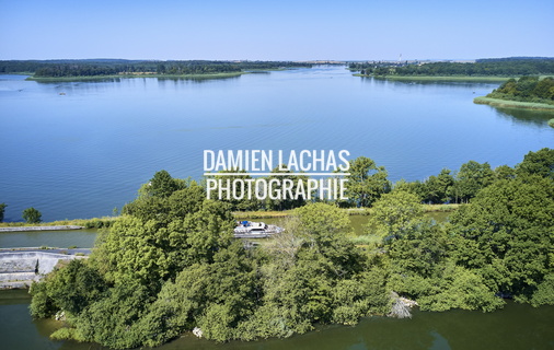 vnf dts barrage reservoir stock photo aerien 031