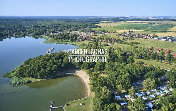 vnf dts barrage reservoir stock photo aerien 047