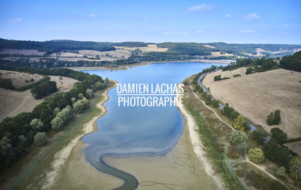vnf dtcb barrage reservoir grosbois photo aerien 001