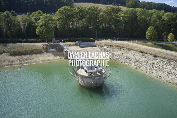 vnf dtcb barrage reservoir grosbois photo aerien 013