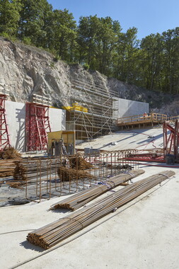 vnf barrage pont massene chantier deversoir 006
