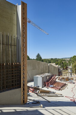 vnf barrage pont massene chantier deversoir 009