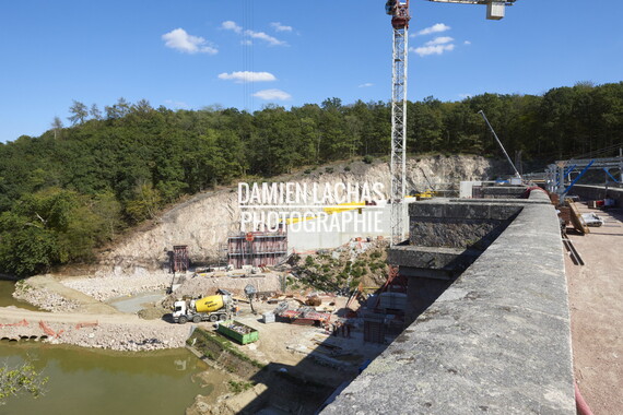 vnf barrage pont massene chantier deversoir 011