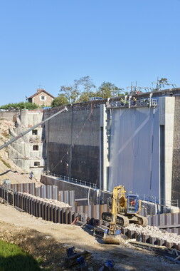 vnf barrage pont massene chantier menbranne 001